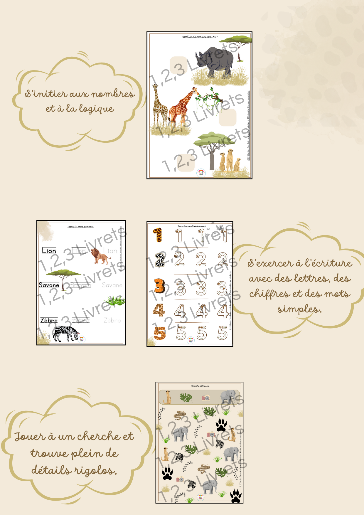 Les animaux de la Savane