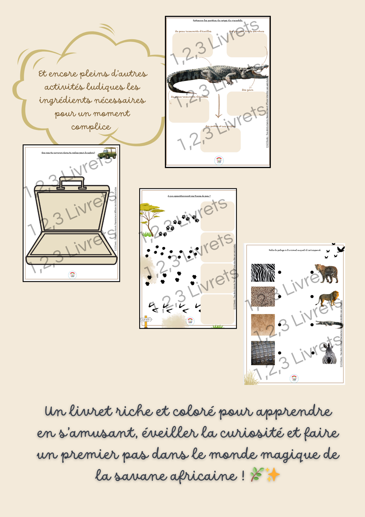 Les animaux de la Savane