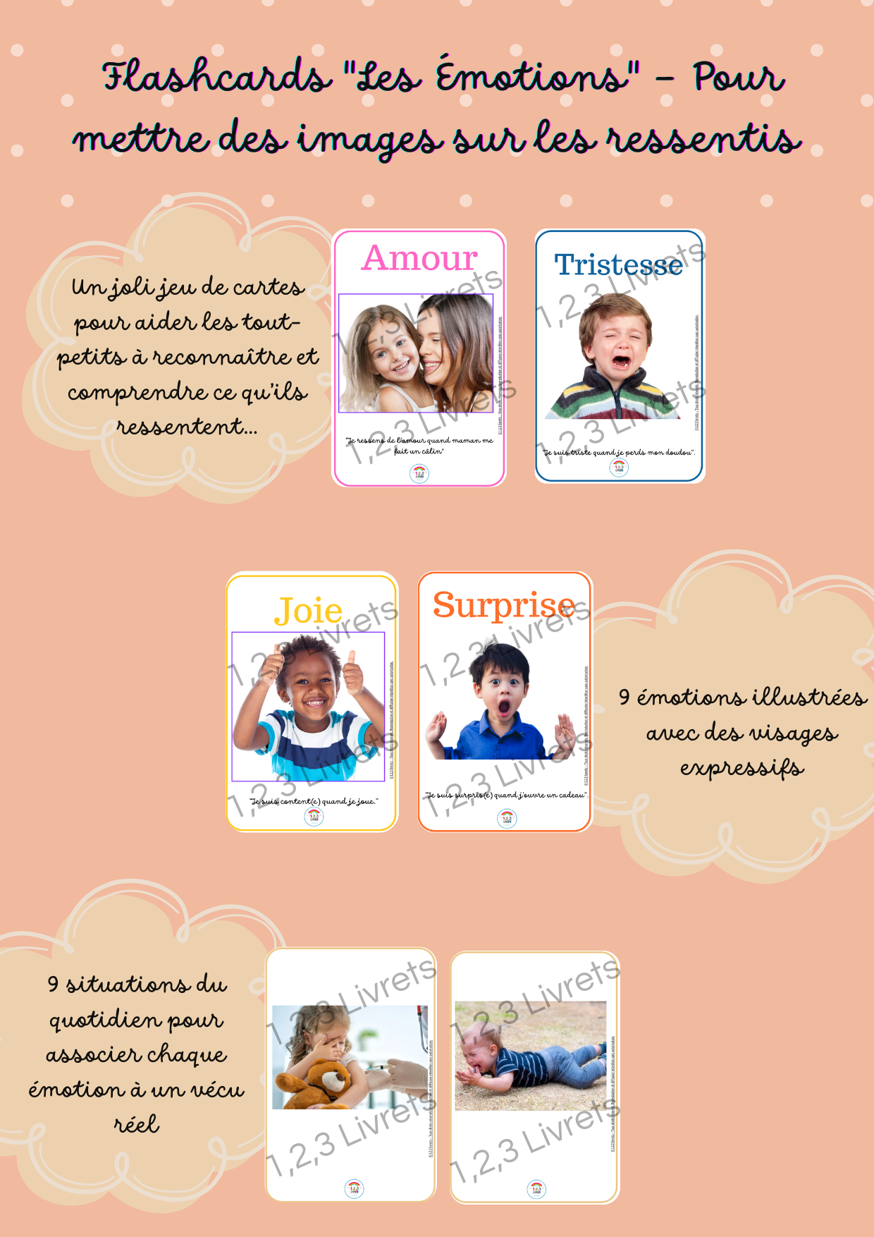 FLASHCARDS - Les émotions