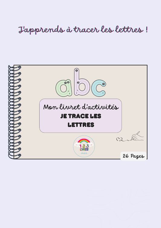 Je trace les lettres de l'alphabet