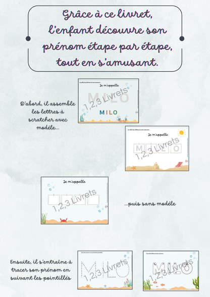 Mon Prénom - Livret personnalisé