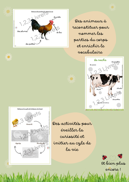 Les animaux de la Ferme - Livret XL
