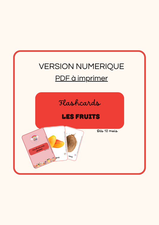 FLASHCARDS - Les fruits PDF